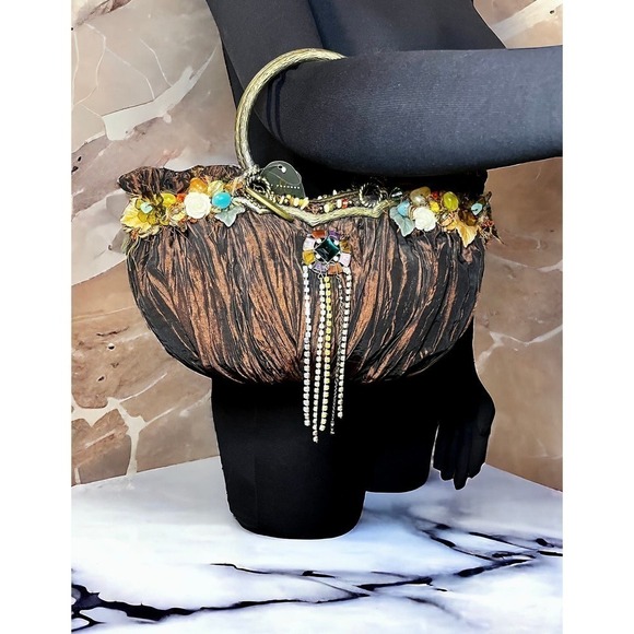 NWT Vintage Mary Frances Style #825 “Enchanted Forest” Handbag - Picture 7 of 9